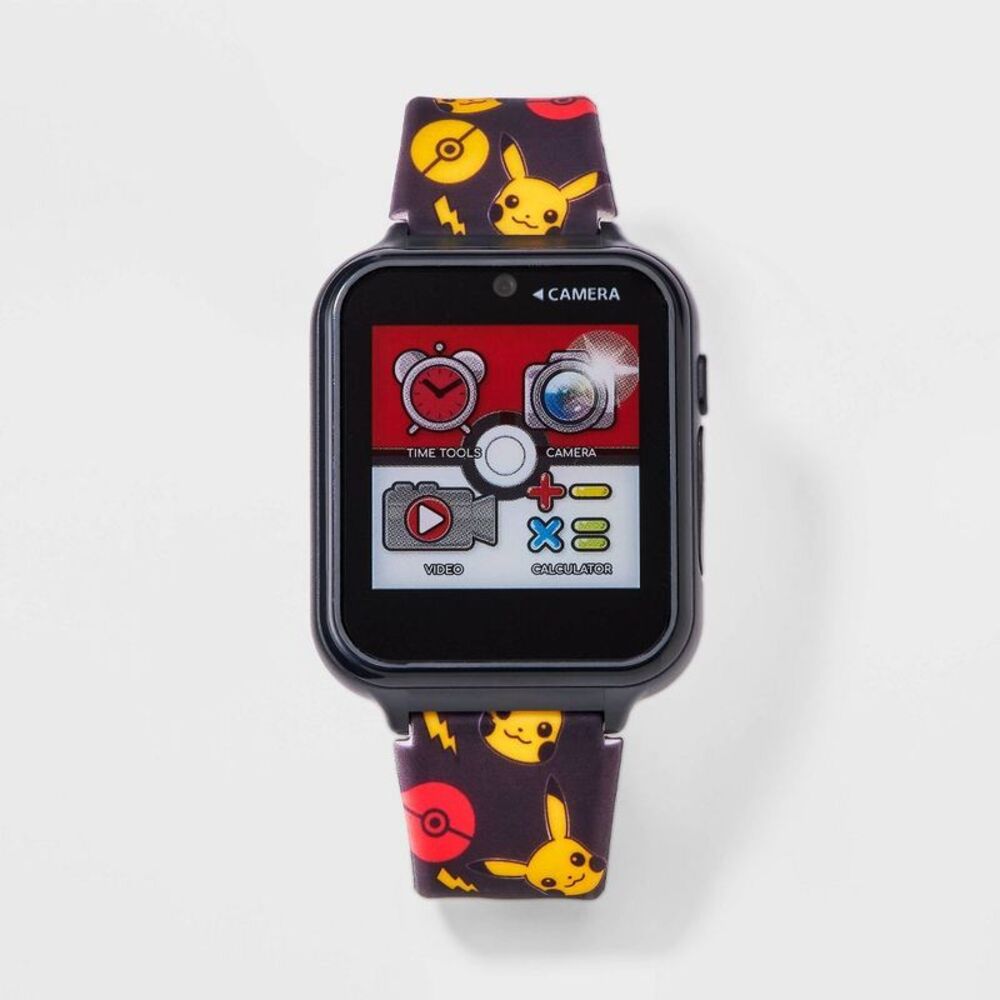 Boys' Pokemon Light-Up Interactive Watch - Yellow/Black